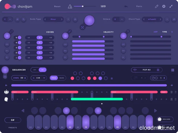 智能和弦生成器-Audiomodern Chordjam v1.5.3 WiN-MAC :-1