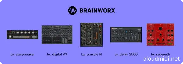 综合插件套装-Plugin Alliance Brainworx bx Bundle v2024.5 MacOS-MORiA :-1