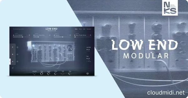 混合模块化合成器音效-Native Instruments Low End Modular Kontakt :-1