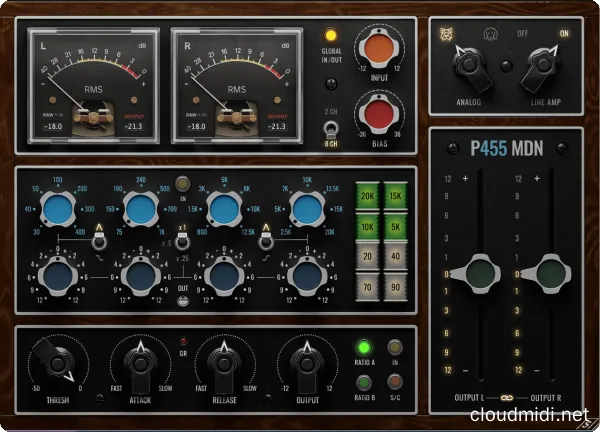 均衡效果器-Pulsar Modular P455 MDN Sidecar v1.2.0/v1.5.1 WiN-MAC :-1