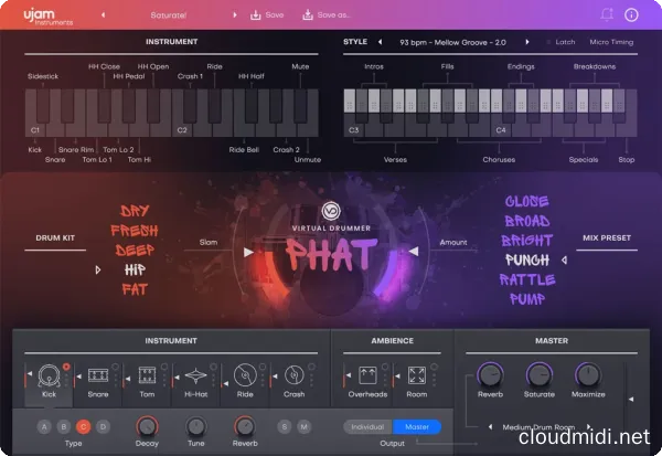 UJAM Virtual Drummer Phat v2.4.1 Cracked-win :-1