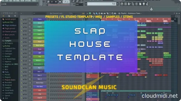 Soundclan Music Arcada Slap House Template :-1