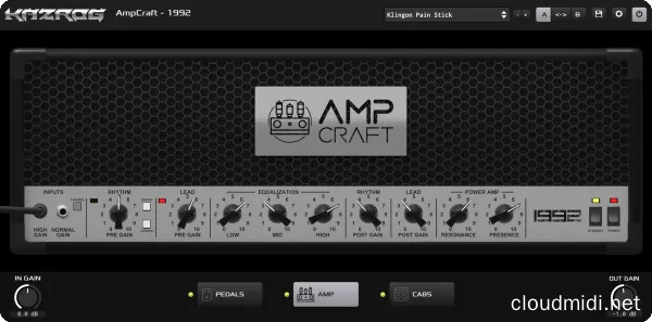 Kazrog AmpCraft 1992 v1.1.3 WiN-MAC :-1 Kazrog AmpCraft 1992 v1.1.3 WiN-MAC :-1