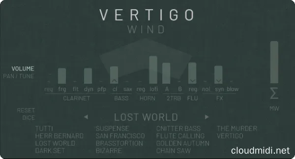 Cinematique Instruments Vertigo Wind Kontakt :-1