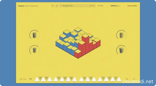 Excite Audio Bloom Drum Machine v1.0.0 BUBBiX WiN-MAC :-1