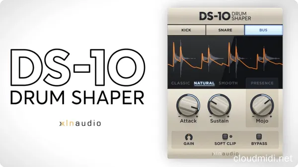 鼓式瞬态成型机 XLN Audio DS-10 Drum Shaper v1.2.5 macOS-HCiSO :-1