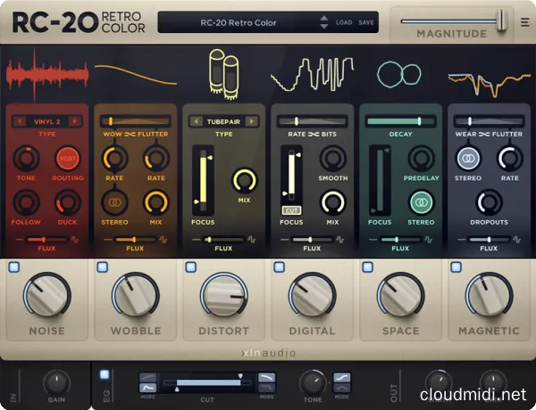 复古色彩创意效果器-XLN Audio RC-20 Retro Color v1.3.4 macOS-HCiSO :-1