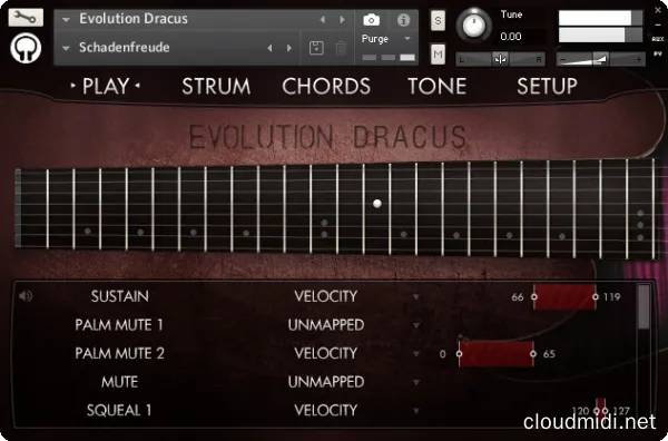 8弦金属电吉他音源-Orange Tree Samples Evolution Dracus v1.2.5 Kontakt :-1