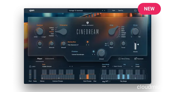 uJAM Virtual Guitarist CINEDREAM v1.0.0 MacOS :-1
