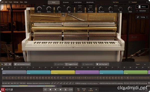 Toontrack Felt Piano EKX :-1